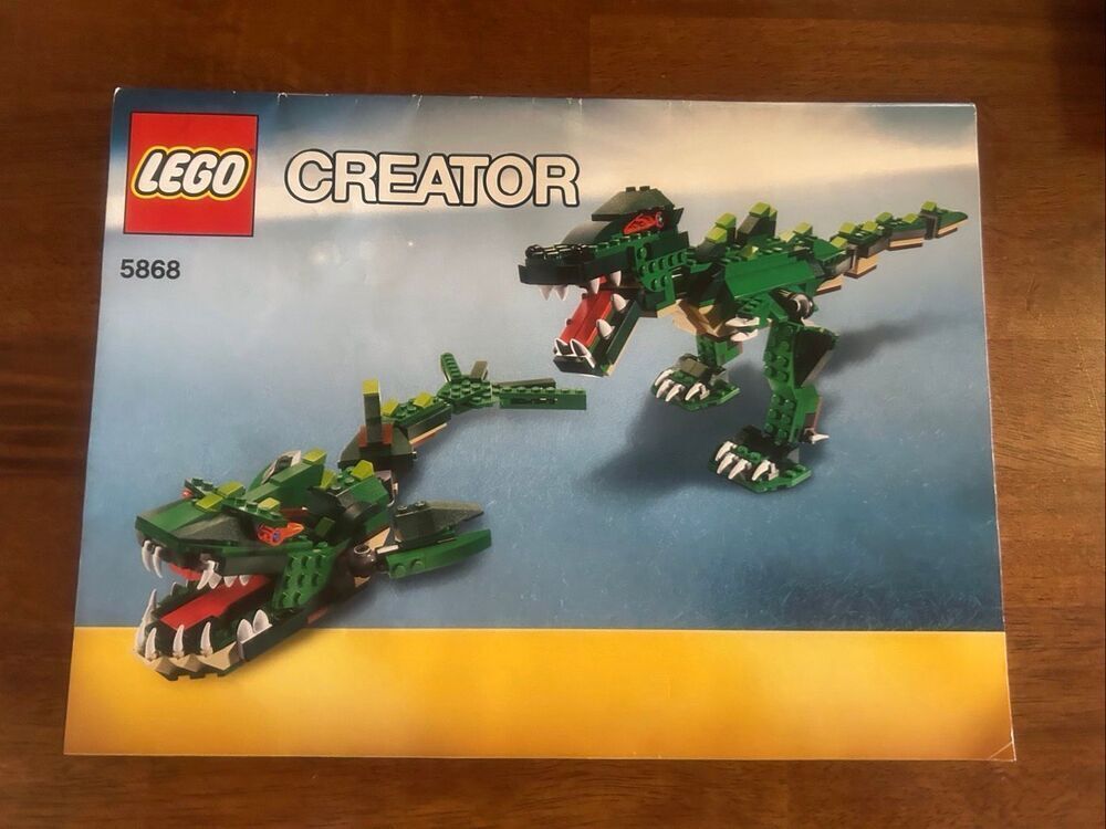 LEGO Creator Ferocious Creatures #5868 Instruction Manual Only Book 1 (6050)